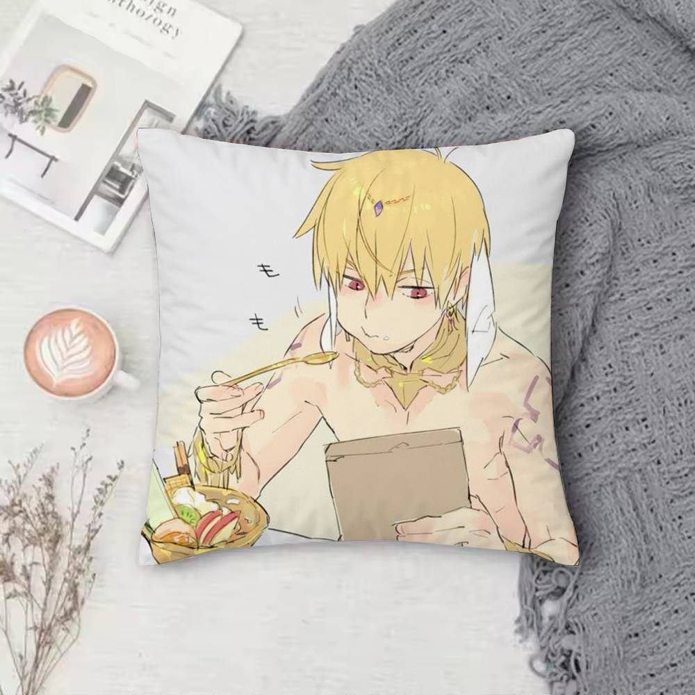 G-Gilgamesh F-Fate G-Grand O-Order Pillow Case for Sofa Living Room Home office Decor Protective Cover
