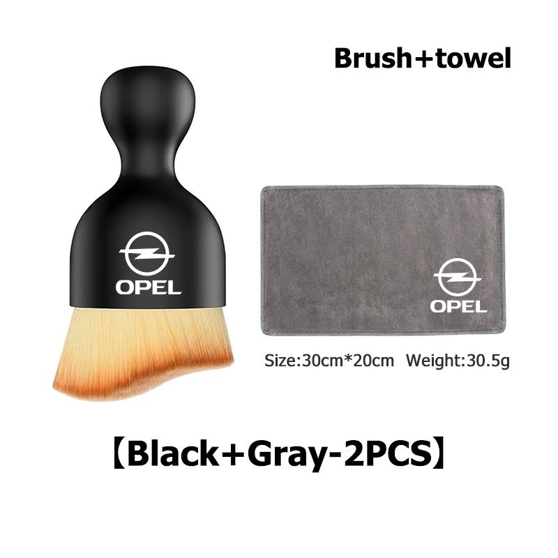 AAAYQ1 Car Cleaning Brush Wash Microfiber Towel Gap Dust Remove Tool For Opel Corsa Mokka Astra Cascada Adam Insignia Meriva Vectra