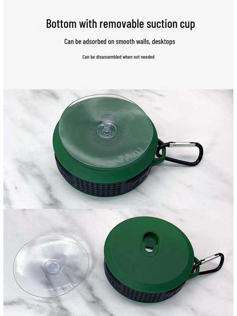 Boxă Bluetooth C6 Impermeabilă: Portabil, Ventuză, Fără fir, Exterior, Apeluri hands-free, Cataramă de agățare