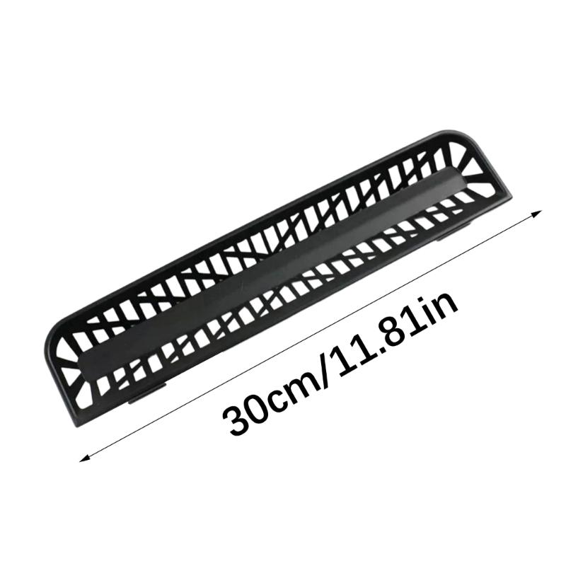 Rear Air Outlet Vent Cover Shielding Prevents Debris With Mesh Design Easy Installation For Back Seat Scratch Resistant