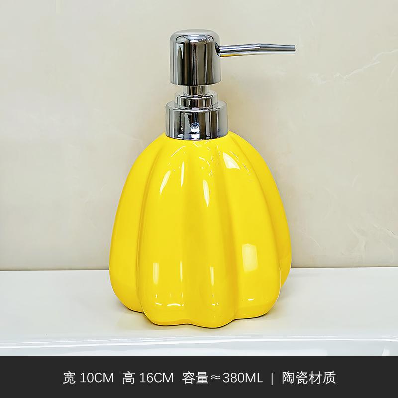 soap dispenser Creative lotion Bottle Household Toilet Shower Gel Hand Wash Liquid Press Split Bottle Ceramic  shampoo dispenser