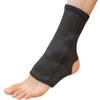 BS Ganbanyoku Ankle Supporter (Black) 6730-F-A - Japanese Made Black Silica Far-Infrared Negative Ion Stretch Ankle Brace, Unisex, All Season