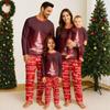 Christmas Day 3D Prints Family Matching Long Sleeve Tops+Pants Set Family Matching Sets