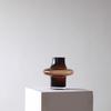 High-end Vintage Koffietint Glazen Vaas Bloemenarrangement Ornament Voor Woonkamer Bureau Showroom Display