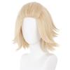 LAOBAO Cosplay Wig - Sano Manjiro (Invincible Mikey) - Heat Resistant, Disguise Wig, Costume Accessory, Blonde, Short, Party, Fancy Dress, Halloween,