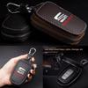 mszh8 Car Keychain Bag Housekeeper Zipper Organizer Key Case For Seat Leon Ibiza Alhambra Exeo Altea Arona Mii IBL Car Accessories