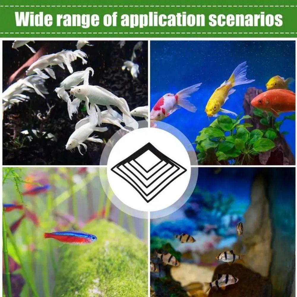 5/10Pcs 5 Size Aquarium Floating Plant Corral Black/Green/Blue Floating Plant Holder  Pet Supplies