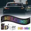 LED Flexible Rolling Advertising Sign Matrix Pixel Panel Car Sign RGB Bluetooth APP Pattern Animation Logo Display Overlength