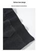 Women's Gray Woolen Skirt & Baseball Jacket Set - Korean Academy Style