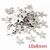 30pcs/lot No Fade 316 Stainless Steel Star Heart Fish Cat Charms Pendant for DIY Necklace Bracelet Craft Jewelry Making Findings