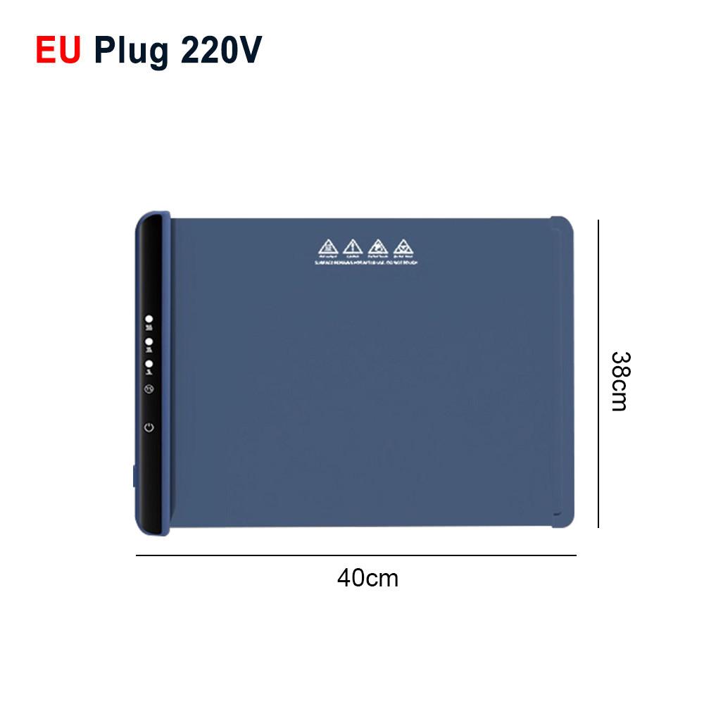 Foldable Electric Warming Tray Portable Smart Food Fast Heating Mat Household Electric Food Warmer Plate
