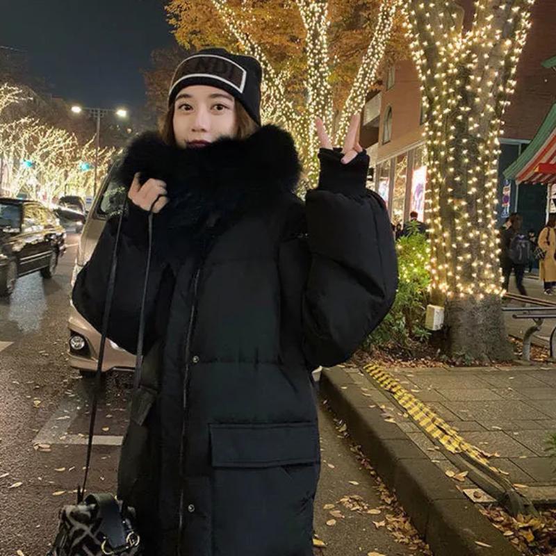 

Зимние модные женские куртки, хлопковое пальто, женские парки, женская одежда, длинная куртка, женская куртка, пальто XL