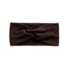 Solid Color Knitted Fine Thread Cross Yoga Sports Headband Simple Women'S Headband Headgear Headscarf