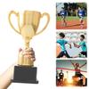 Gold Gold Trophy Awards Magnolia Plastic Award Cup School Rewarding Supply Rose Winner Award Trophy Toy