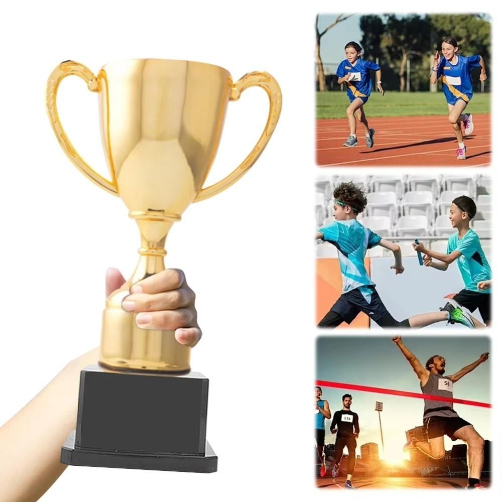 Gold Gold Trophy Awards Magnolia Plastic Award Cup School Rewarding Supply Rose Winner Award Trophy Toy