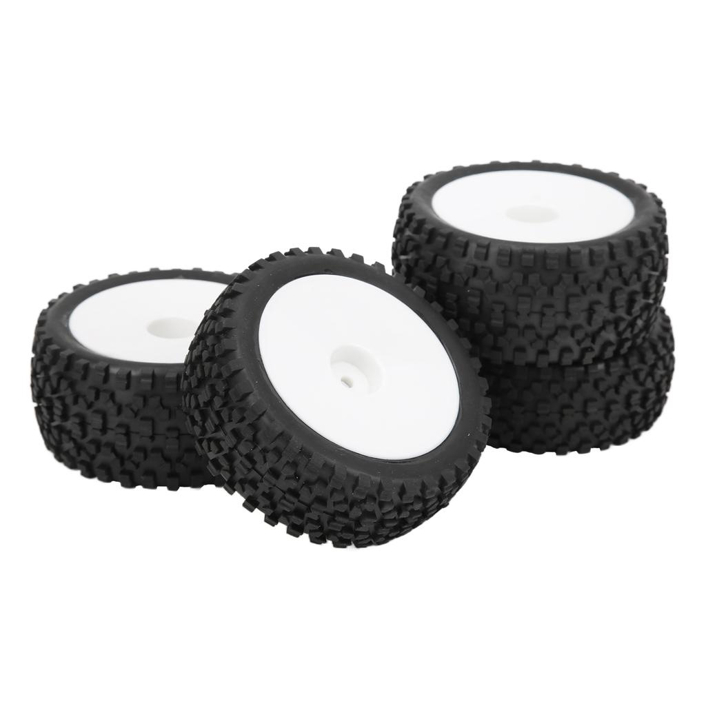 4pcs RC Front Rear Tires and Wheels with 12mm Hex for 1Celsius10 RC Off Road Car Upgrade Parts
