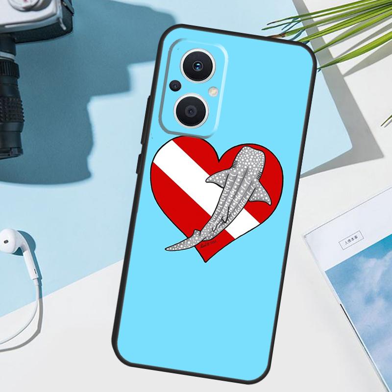 whale sharks Cover For OPPO Reno 14 F 12 11 10 13 Pro 11F 12F 13F 7 8 Lite OPPO Find X8 X6 X5 X9 Pro Case