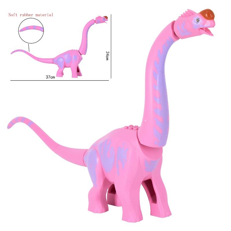 Jurassic Dinosaurier Bausteine Set mit beweglichen Gelenken Dino Figuren Kompatibel Titanosaurus Ziegelmarken
