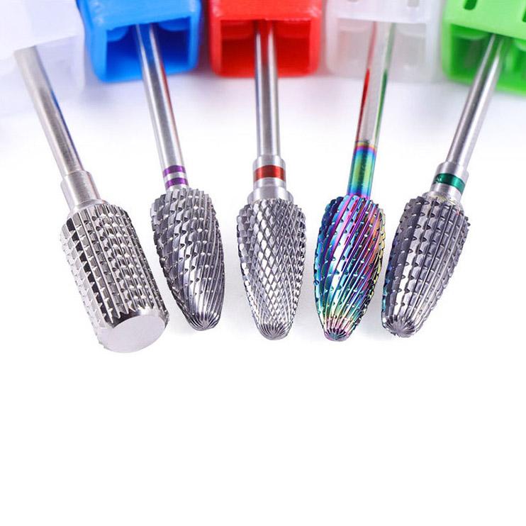 Ceramic Carbide Nail Drill Bits Milling Cutter For Manicure Set Mill Brush Manicure Machine Accessories for Removing Gel Varnish