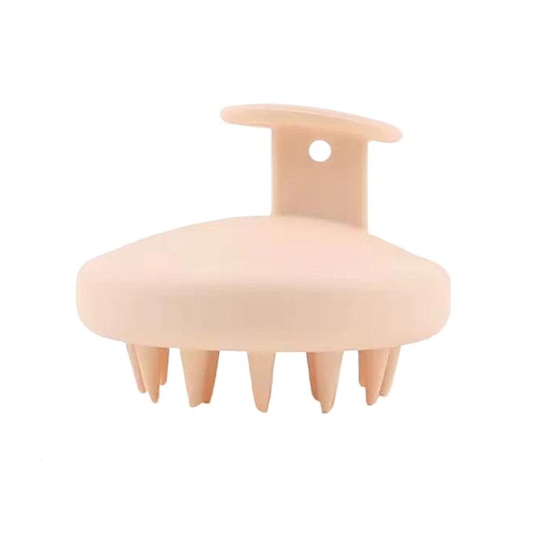 TPE and Wheat Straw Hair Wash Brush – Scalp Massage Tool for Itch Relief and Gentle Cleansing