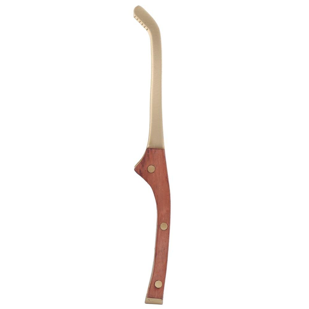 Vintage Wood Tea Clip NonSlip Ergonomic Tea Tweezers Brass Tea Tongs Tea Ceremony
