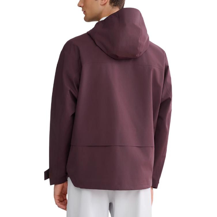 Fila Fitness Solid Color Loose Hooded Jacket Summer Climbing Hiking Urban Life Travel Commuting Waterproof Windproof Breathable Durable A51M441706F-BN