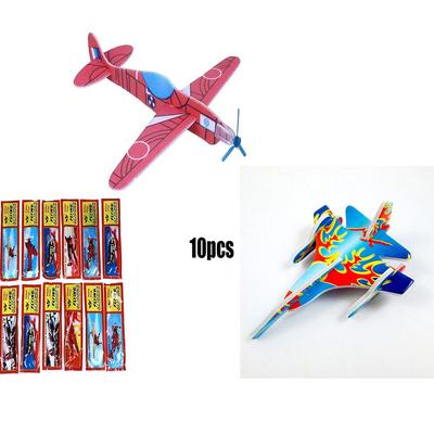 Zufällige Propeller-Montage DIY Schaumstoff Fliegende Segelflugzeuge Flugzeugmodell Flugzeug Spielzeug Flugzeug Jäger