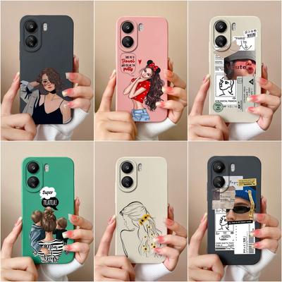 For Xiaomi Redmi 13C Note 13 Pro A3 K60 Ultra K70 Pro K70E Phone Case Cover Fashion Boy Girl Matte Liquid Silicone Protective Phone Shell Bumpers