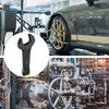 Uxcell Striking Wrench 54mm Metric Steel Single Open Spanner Baking Paint Wrench Hand Tool for Machinery and Automotive Repair Open-End CR-V U-Head