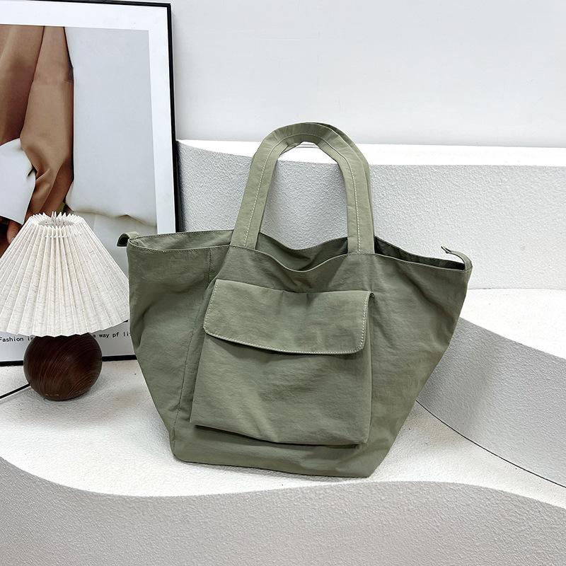 

Нейлоновая сумка ретро большой вместимости портативная на плечо мужская и женская сумка для отдыха и путешествий корейская версия в стиле инс, сумка-мессенджер зелёный