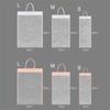10pcs New Transparent Bouquet Gift Bag Party Supplies Decoration Flowers Wrapping Bag With Handle Birthday Gift Bag Gift
