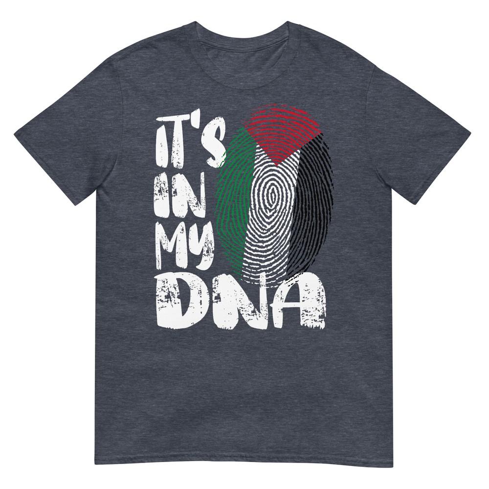 Palestine Flag Its In My Dna Palestinian Fingerprint Flag Tshirt