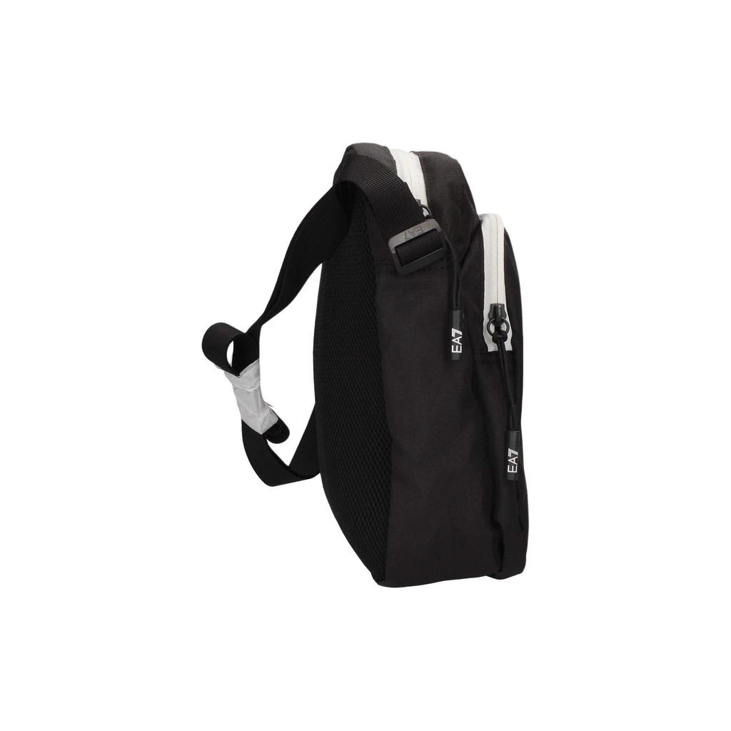 Emporio Armani Commuter Portable Zipper Closure Polyester Shoulder Crossbody Waist Bag Women bags Black 275670CC98078820