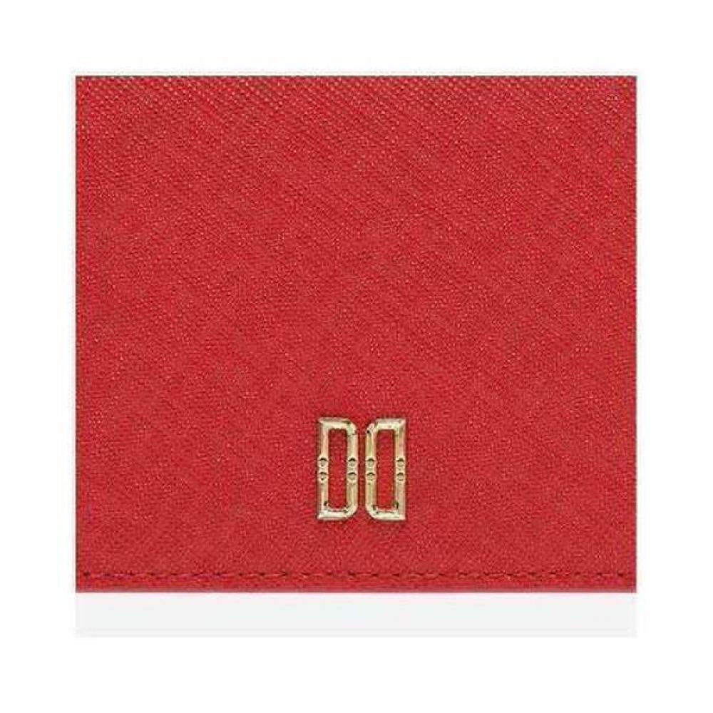 Daks Red Cutting Logo Card Wallet Dcwa2e002r2