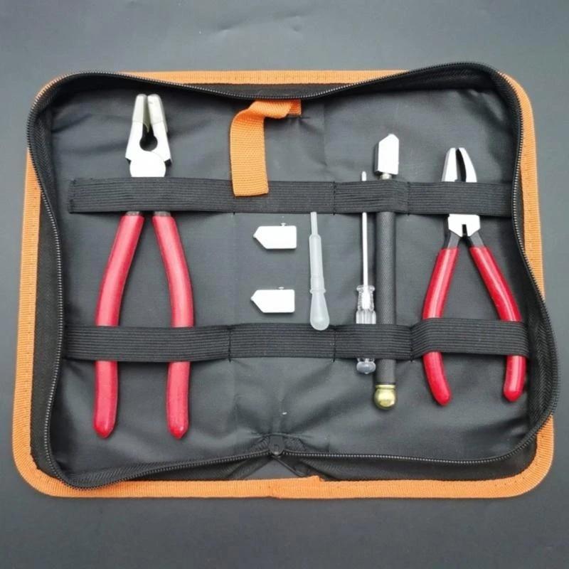 Glass Cutting Tool Set Glass Nipper Running Plier for Stained Glass .Y1QB