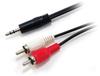 MicroConnect Coaxial Cable 1.5m White Angled