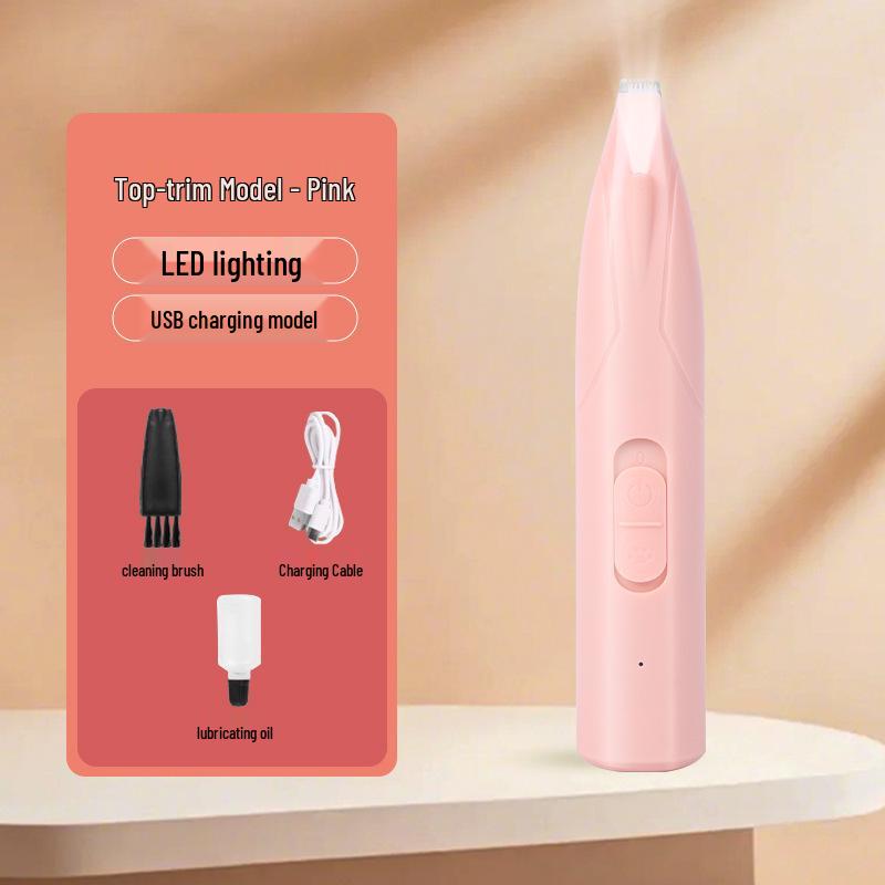 Silent Electric Pet Paw Trimmer - Cat & Dog Grooming Clipper