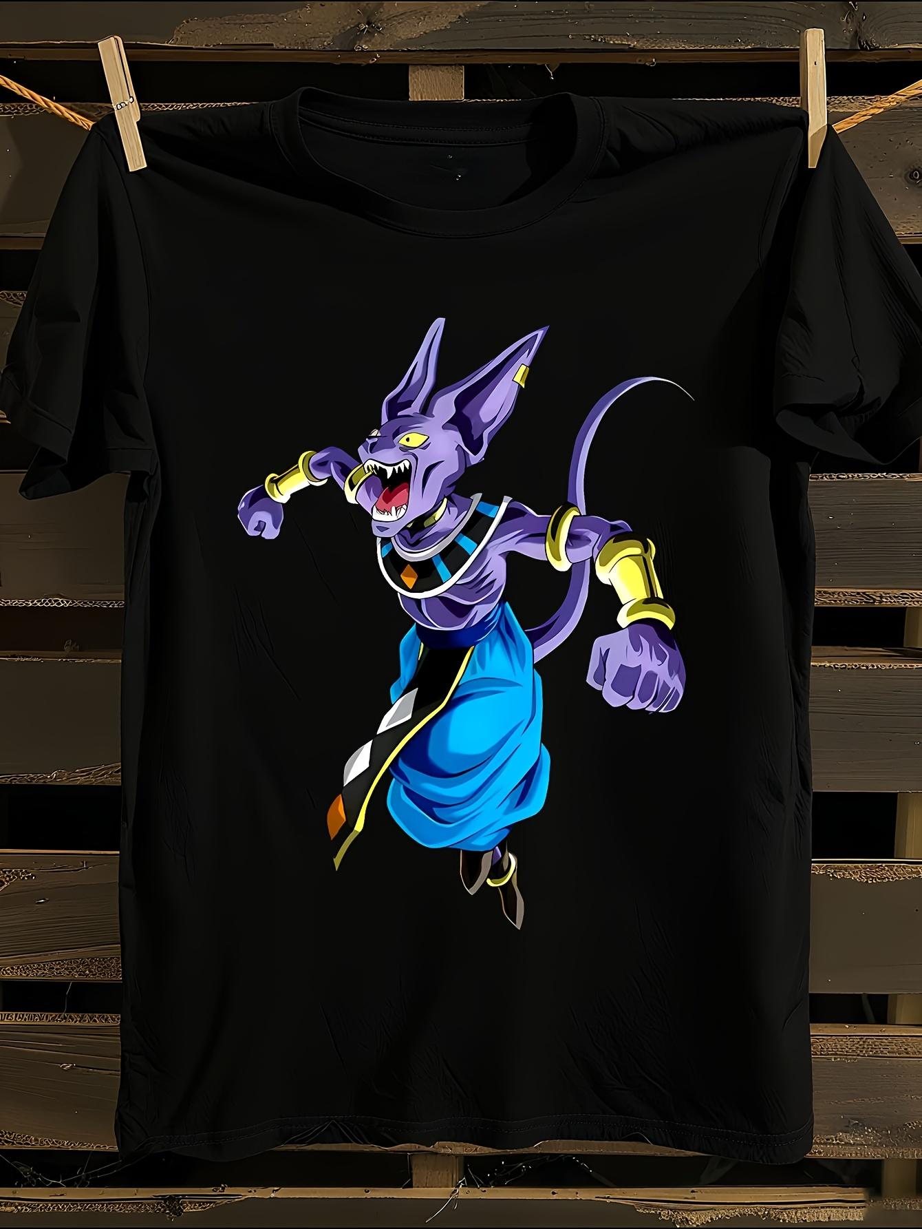 Beerus Anime Graphic T-shirt XXXL