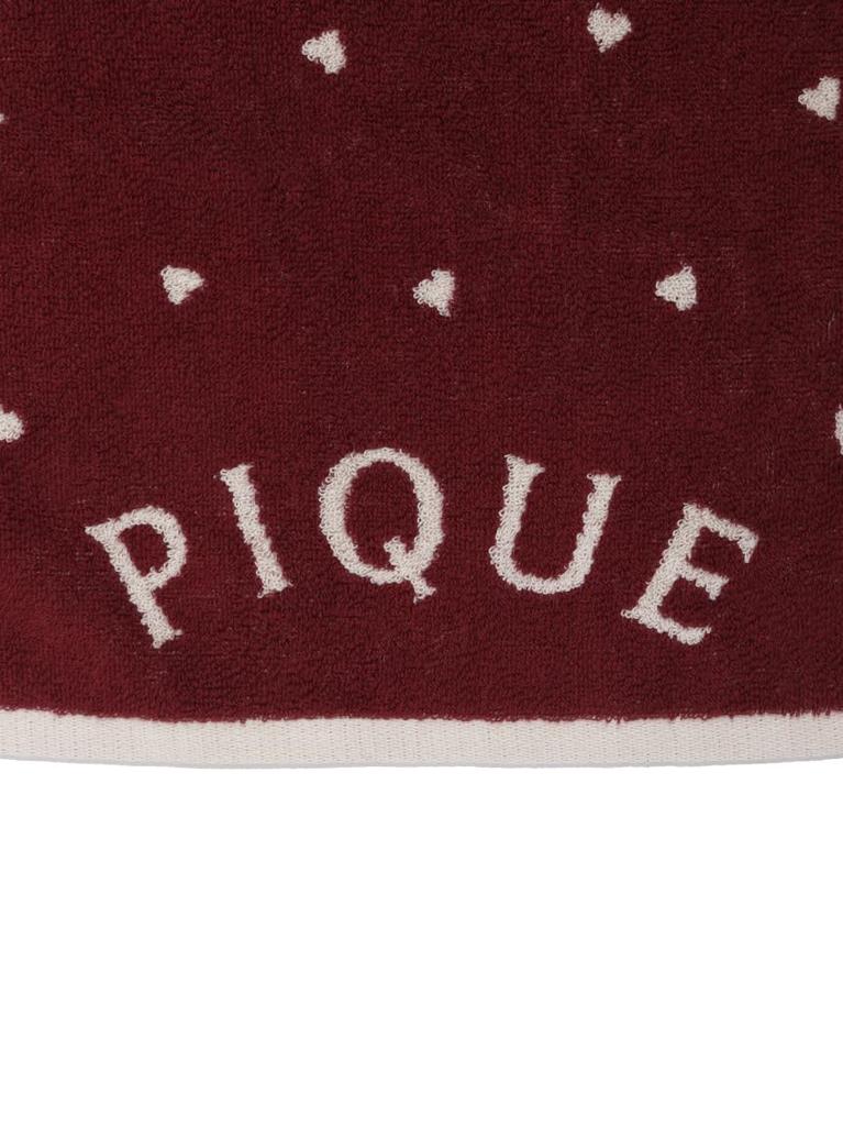 Gelato Pique Heart Logo JQD Face Towel PWGG254568 Red F Women's
