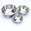 Large Capacity Stainless Steel Dog Bowl Anti-slip Anti-rust Dog Water Bowl Pet Feeder Double-layer Cat Bowl Suitable for Puppies
