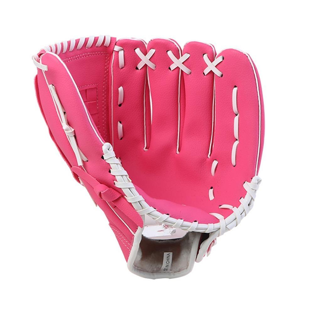 Guanto da Softball in Pelle Sintetica da 10,5-12,5 Pollici, Guanto da Baseball, Guanto da Baseball, Allenamento Baseball