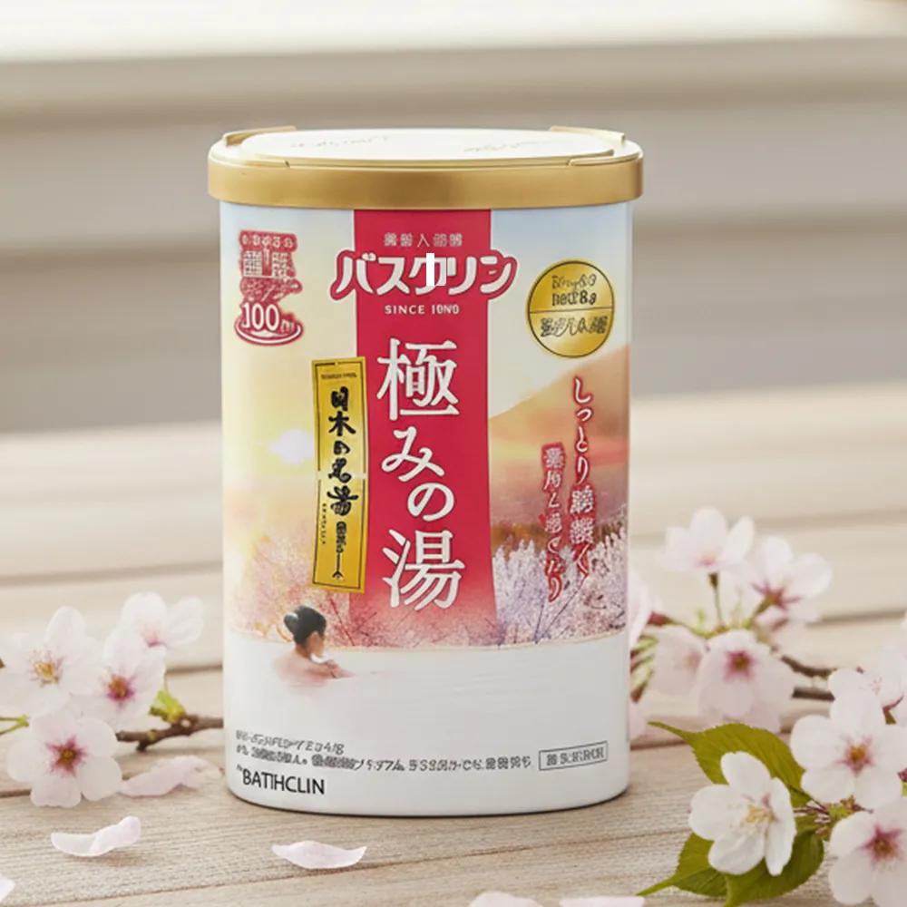 

BATHCLIN Kiwaminoyu 600g Japanese Bath Salts Half-body Bath Kiwaminoyu Floral 600g