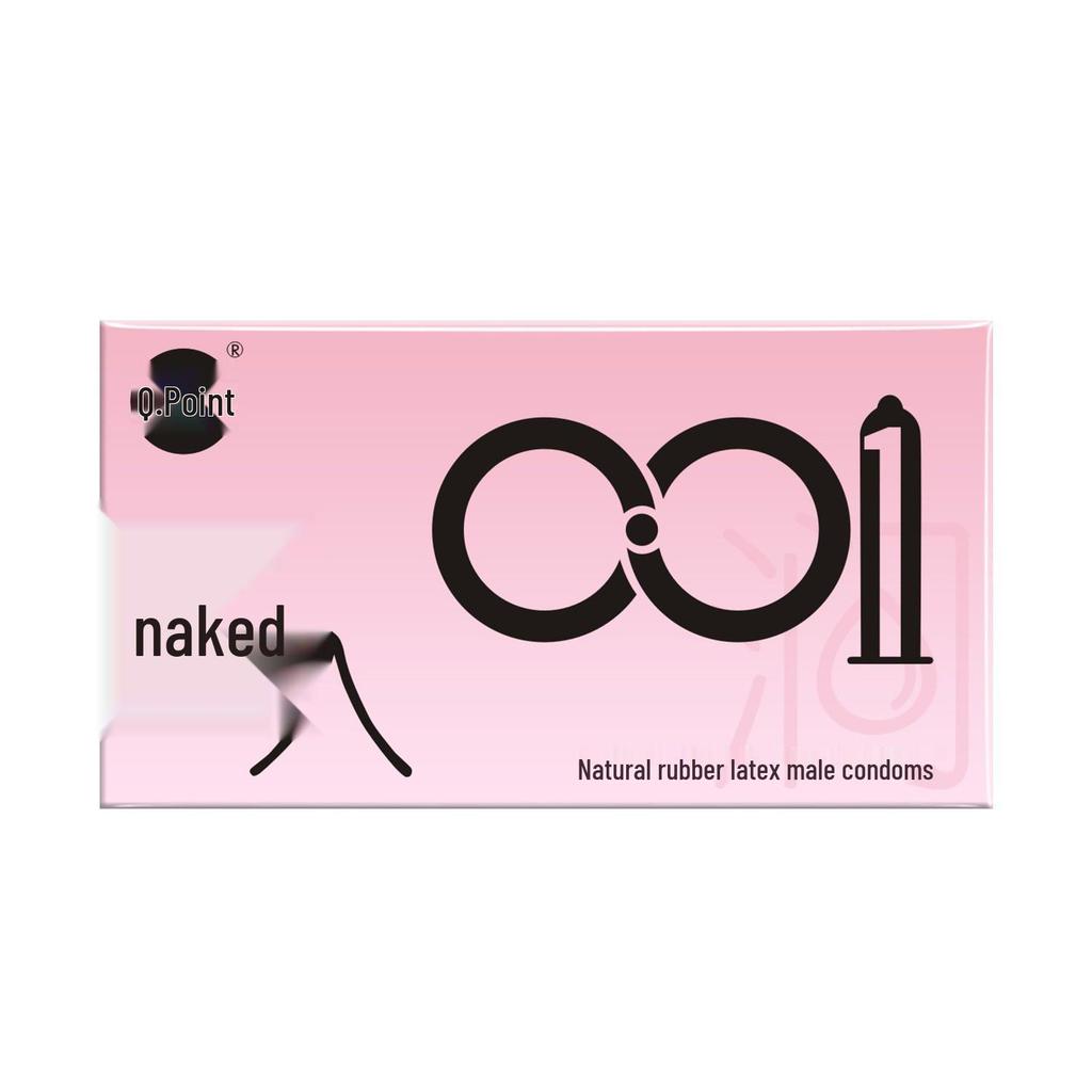 Ultra-Thin 001 Small Size Hyaluronic Acid Long-Lasting Condoms for Men, Box of Delay Jelly Condoms.