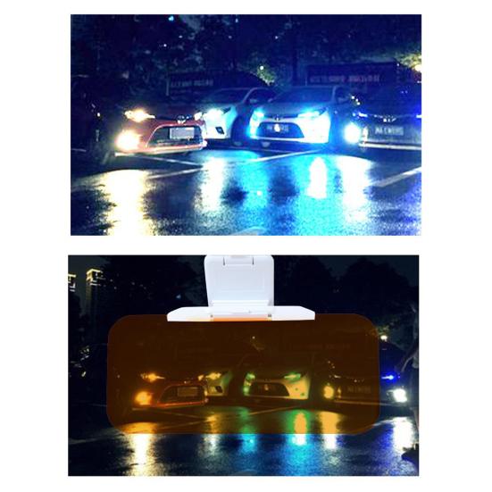 Viseira solar polarizada ajustável com visão clara, à prova de raios UV, antirreflexo, visibilidade aprimorada, peças de reposição para viseira solar de carro