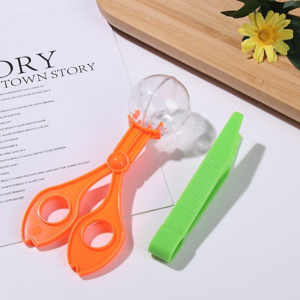 2Pcs/Set Plant Insect Catcher Set Plastic Nature Exploration Toy Kit Biology Study Tool Set  Kids