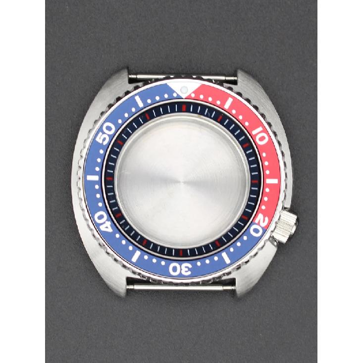 45mm Diving Watch Case 316L Stainless Steel For Turtle Abalone Seiko NH35 NH36 NH38 NH34 Movement 28.5mm Dial Sapphire 120clicks