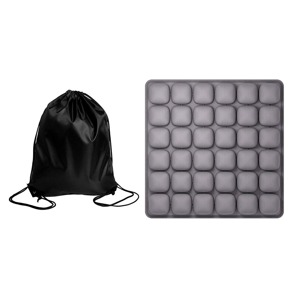 Inflatable Seat Cushion with Storage Bag 3D Air Seat Cushion Adjustable Portable Air Cushion for Travel Office