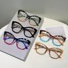 Oversize Cat Eye Glasses Women Fashion Multi-color Blue Light Blocking Optical Frames Trendy Stylish Design Decor Eyewear