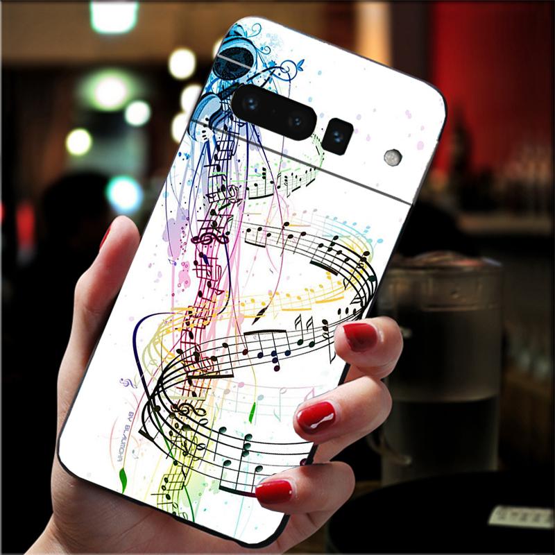 

Phone Case For Google Pixel 10 Pro XL 9 Pro XL 8 7 6 Pro 9A 8A 7A 6A Pixel 8 7 6 5 Music note piano Google Pixel 8a