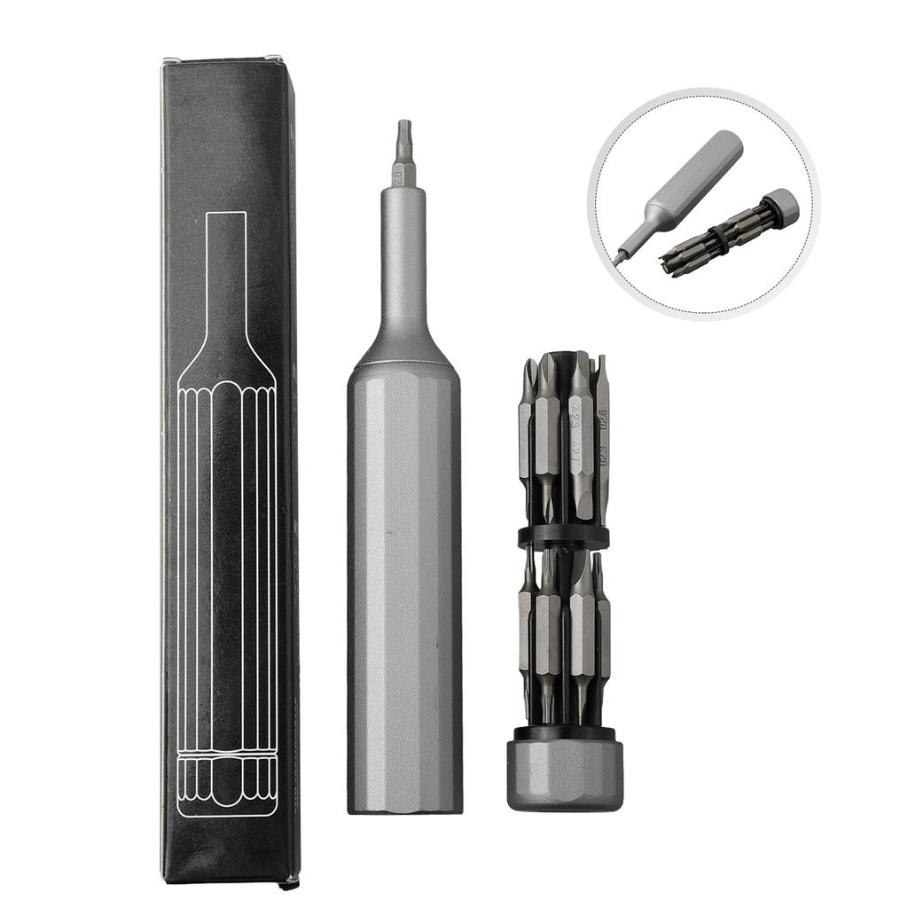 Anti Slip Handle Magnetic Precision Bit Storage Compartment